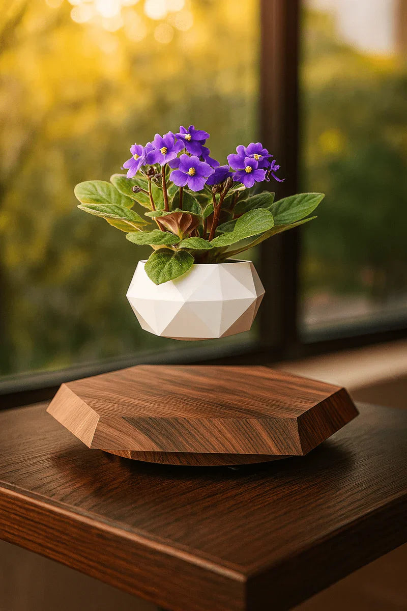 Levitating Flower Pot | أصيص نباتات عائم مغناطيسي